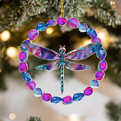 Shineful 2D Acrylic Ornament Mystic Dragonfly Crystal