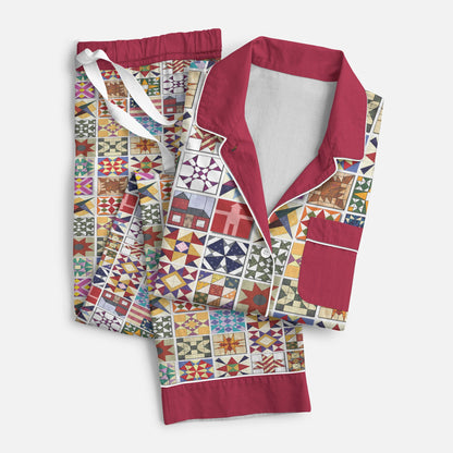 Shineful Pajama Top and Pants Quilting