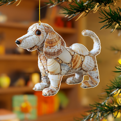 Shineful 2D Acrylic Ornament - Dachshund's Day Out