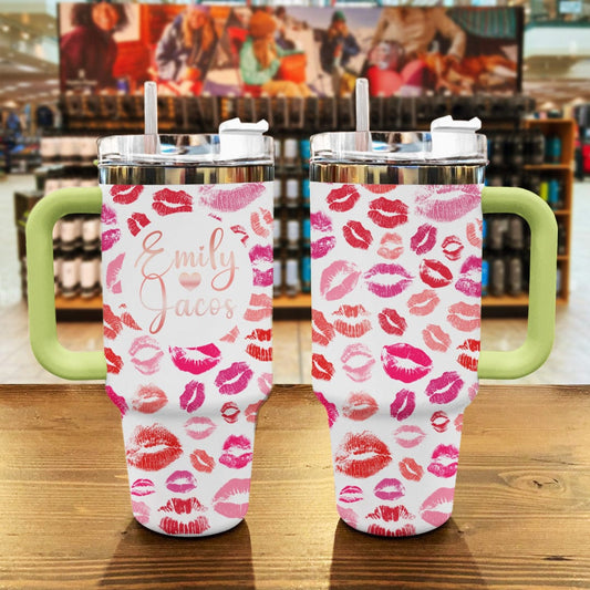 Valentine 40 Oz Reading Shineful™ Tumbler Kissmarks Nl09 40Oz