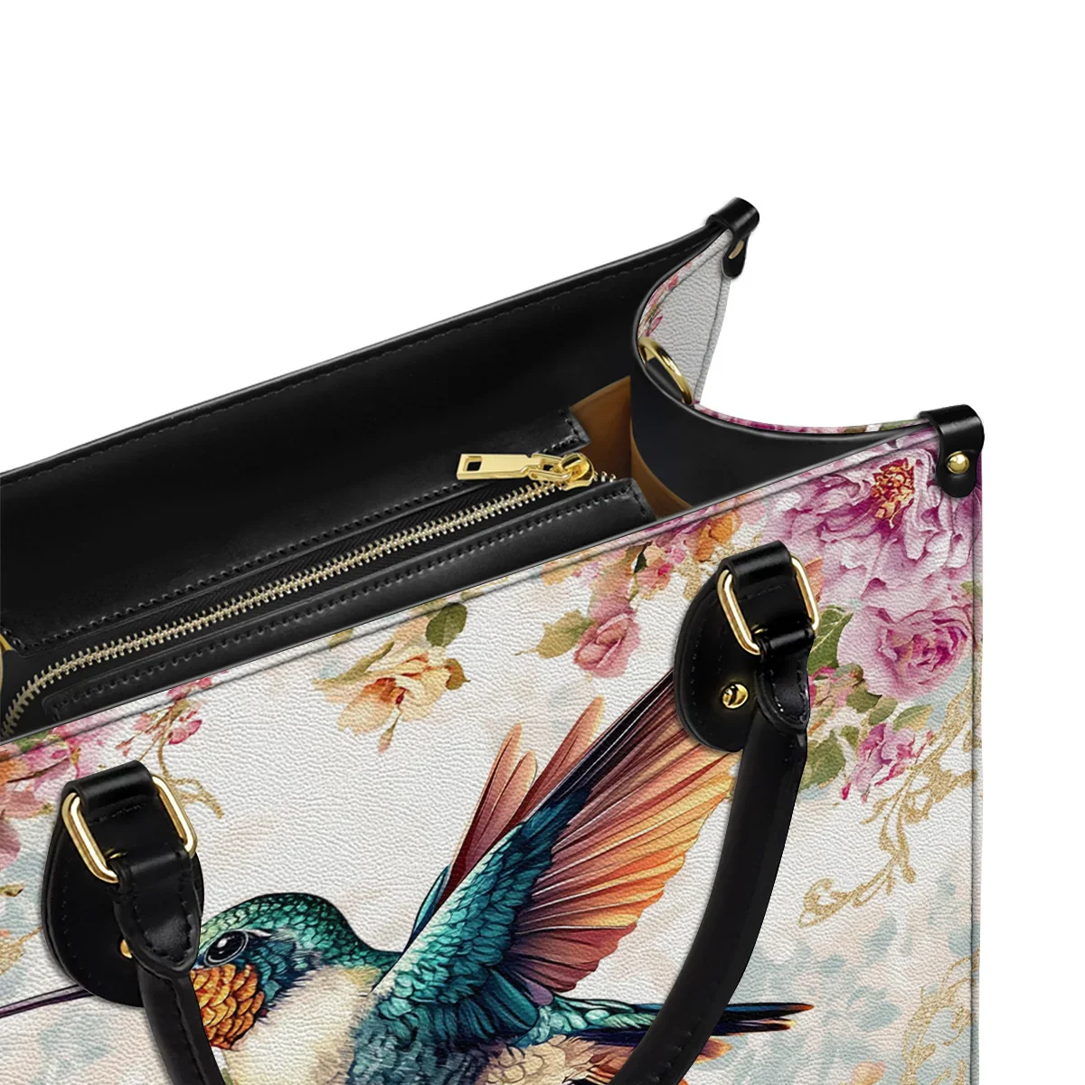 Shineful Leather Bag Ethereal Flight Hummingbird