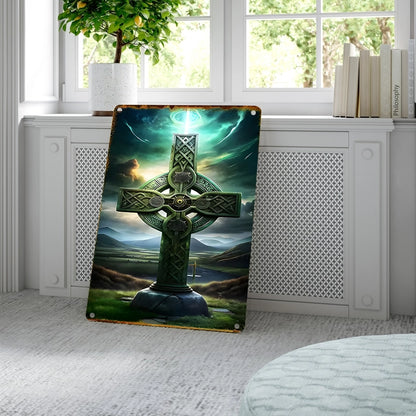 Shineful 2D Metal Sign The Sacred Celtic Cross