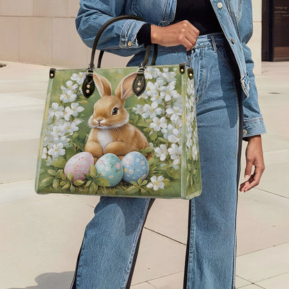 Shineful Leather Bag Springtime Bunny