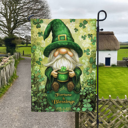 Shineful Garden Flag 12" x 18" - Lucky Gnome