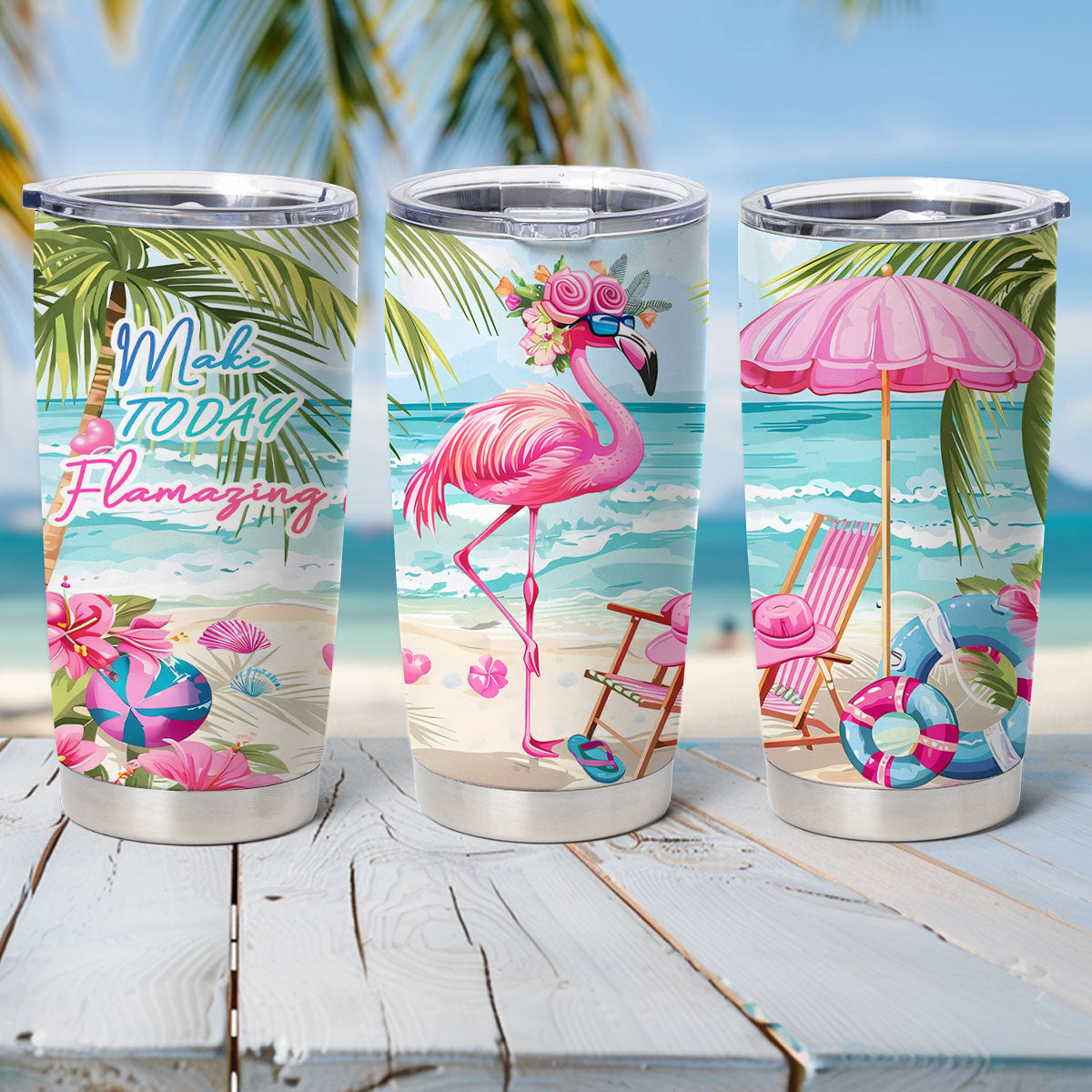 Shineful 20oz Tumbler Flamazing Flamingo