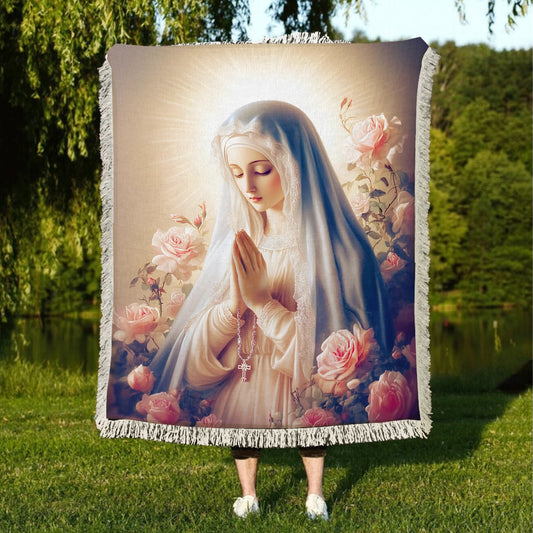 Shineful Woven Tapestry Throw Blanket - God Heavenly Grace