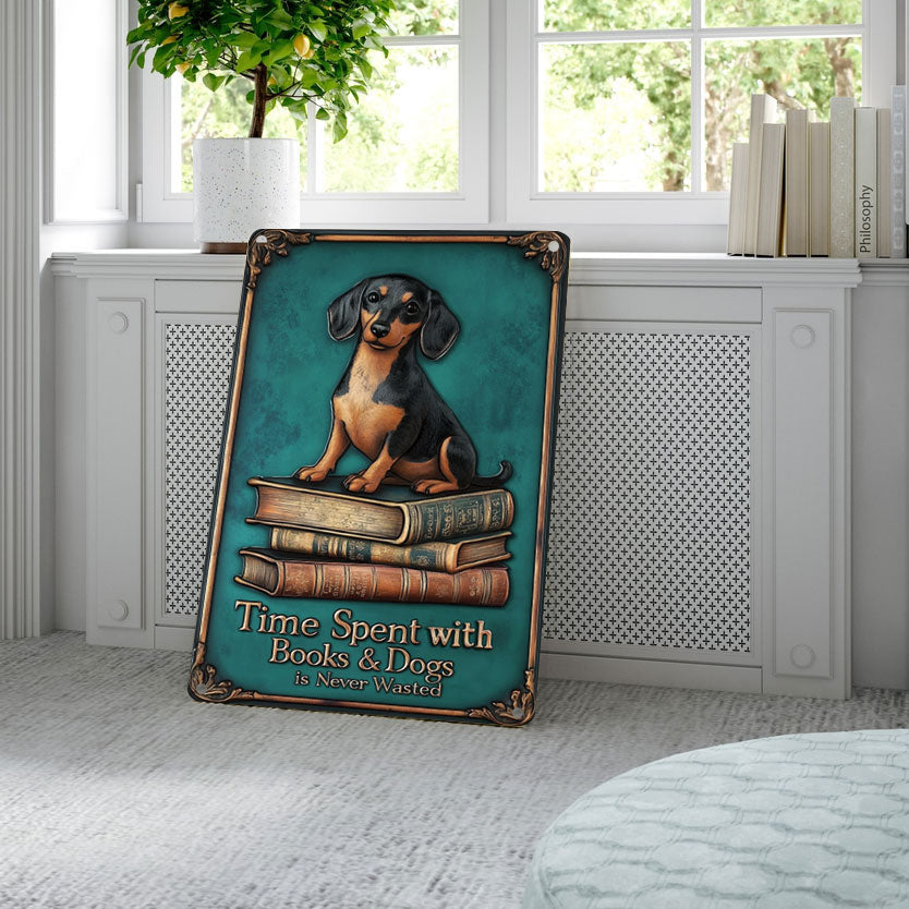 Shineful 2D Metal Sign Book Buddy