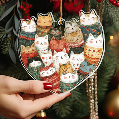 Shineful 2D Acrylic Ornament Feline Friends