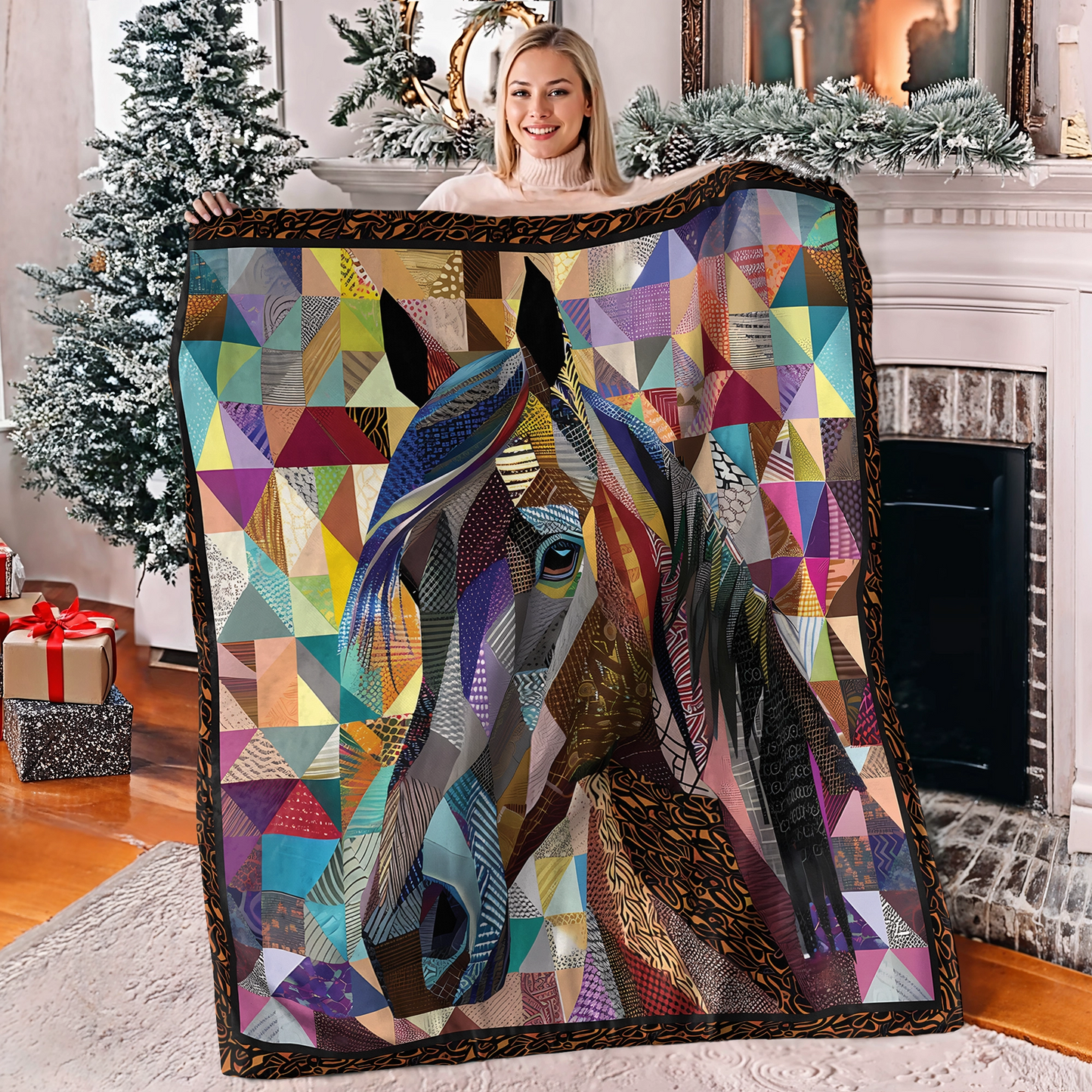 Shineful Fleece Blanket Gorgeous Horse