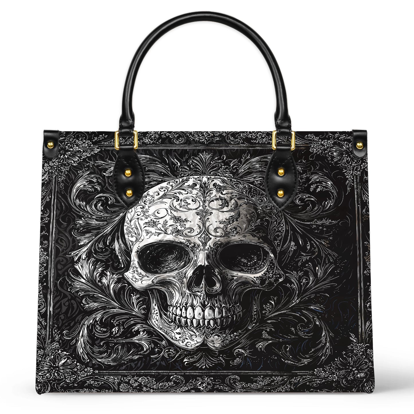 Shineful Leather Bag Mystic Shadows Skull