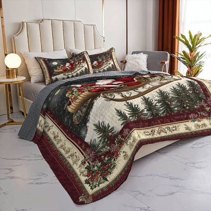 Shineful All Season Quilt 3-Piece Set Bright And Merry