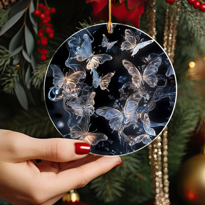 Shineful Acrylic Ornament Midnight Butterfly Glow