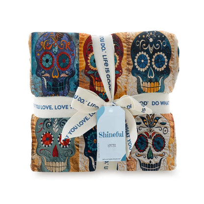 Shineful Fleece Blanket Sugar Skull Lovely