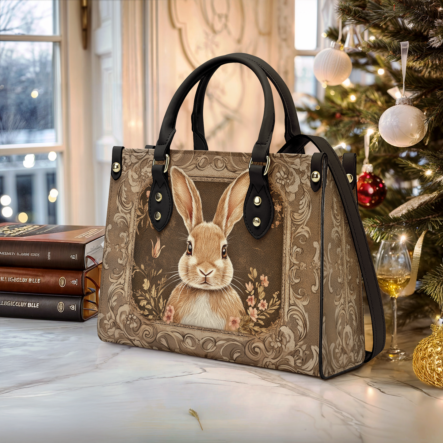 Shineful Leather Bag Easter Bunny Blossom