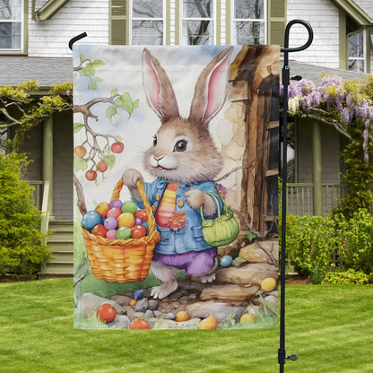 Shineful Garden Flag 12" x 18" Egg Hunt Delight