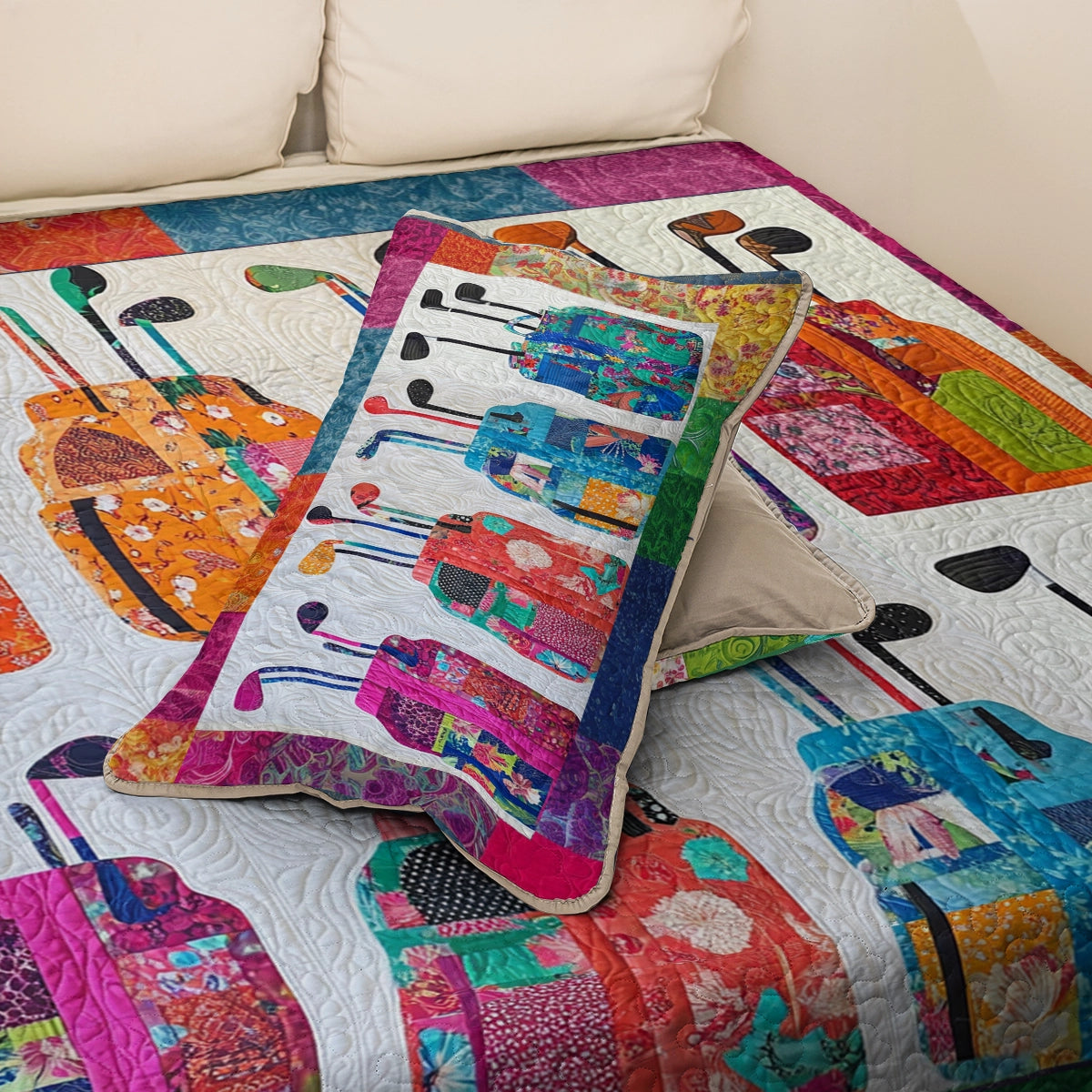 Shineful All Season Quilt 3-Piece Set Golf Dreams