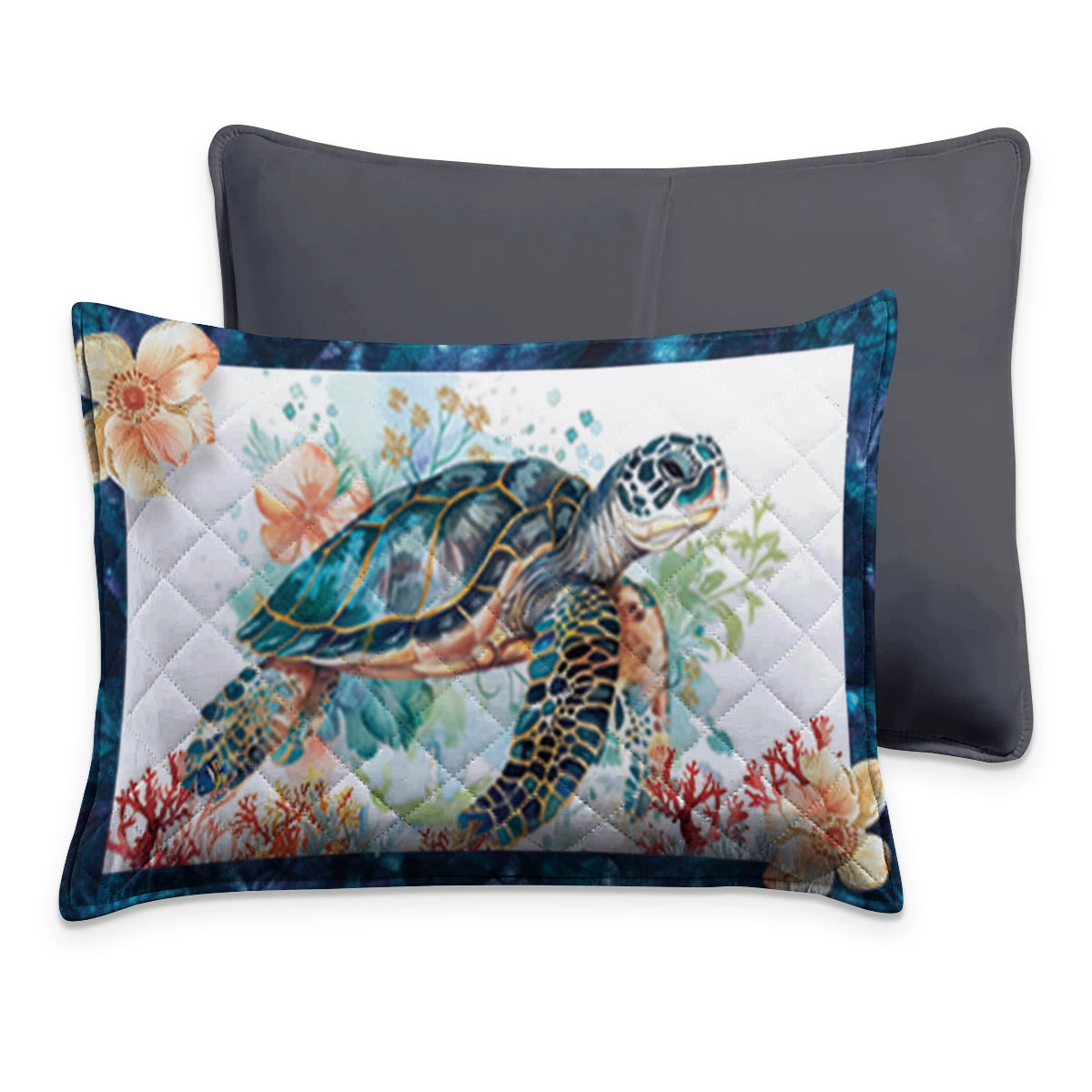 Shineful All Season Quilt 3-teiliges Set Serene Sea Turtle