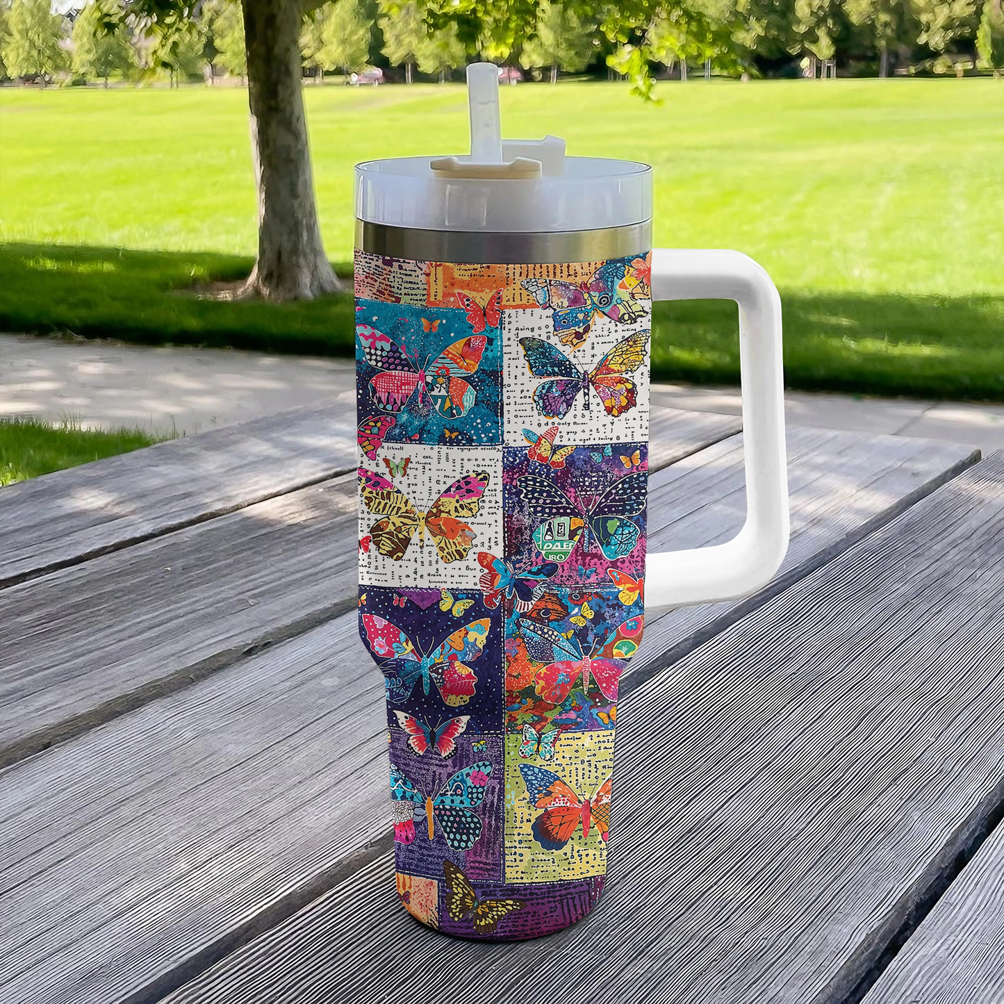 Shineful Tumbler Flutter Fantasy Butterfly