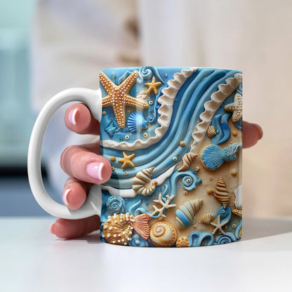 Shineful Ceramic Mug Seashore Splendor