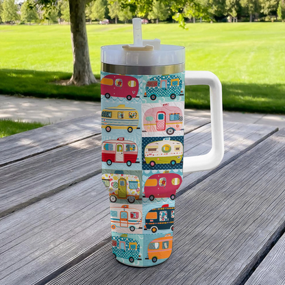 Shineful Tumbler Joyful Camper