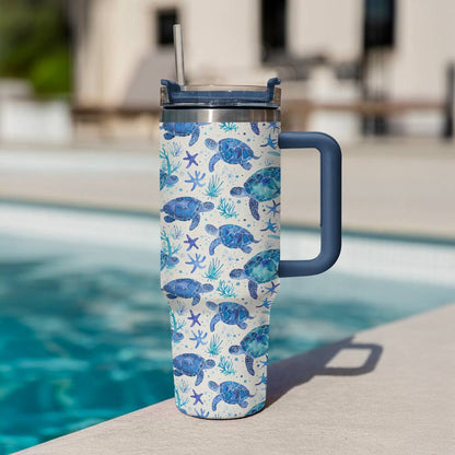 Shineful Tumbler Turtle Bliss