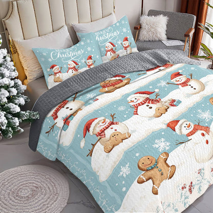 Shineful All Season Quilt 3-teiliges Set Frosty Friends