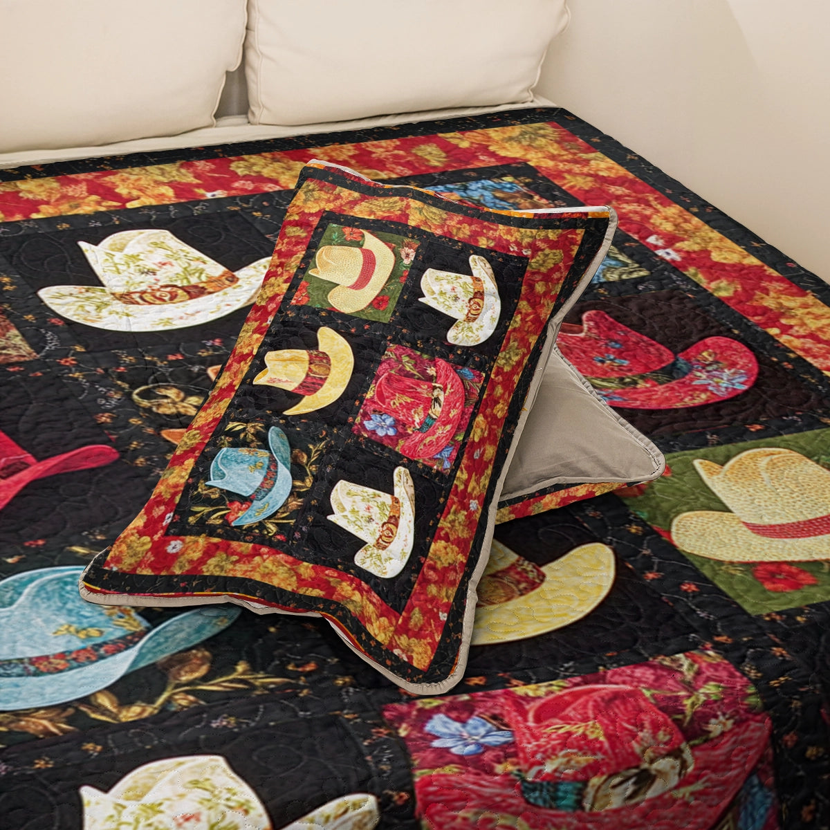 Shineful All Season Quilt 3-Piece Set Cowboy Dreams