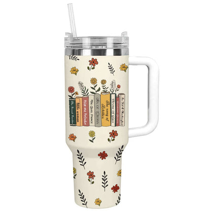 Reading 40 Oz Shineful™ Tumbler My Book List Nl09 White 40Oz