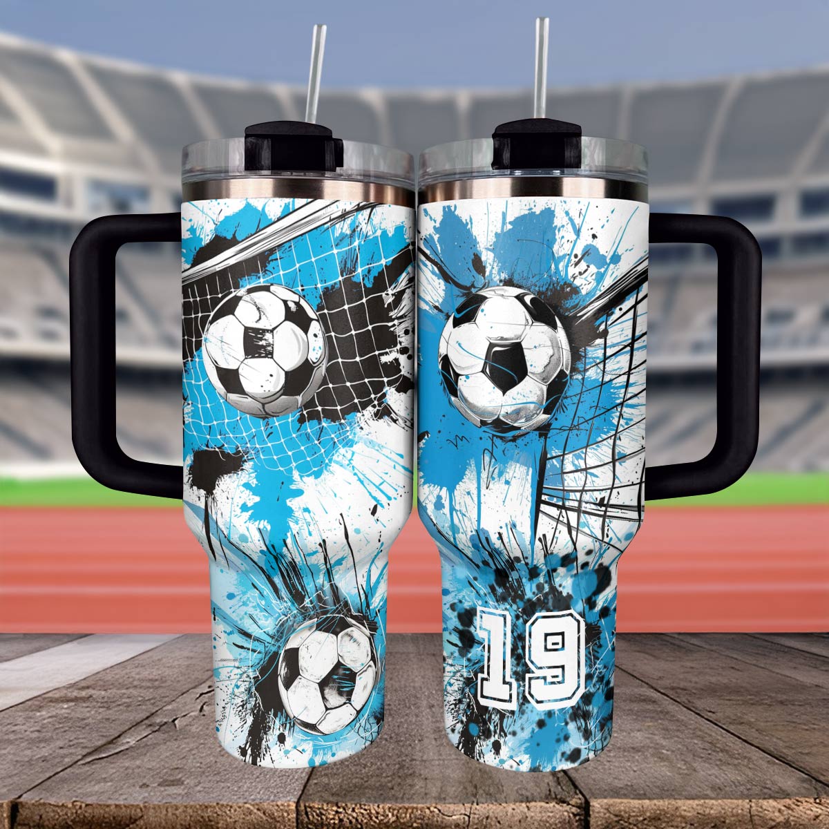 Shineful Tumbler Soccer Persionalized