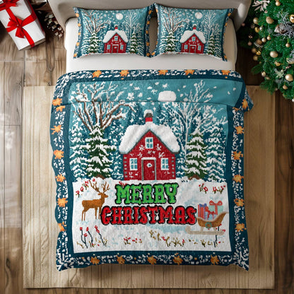 Shineful All Season Quilt 3-Piece Set Holiday Lodge