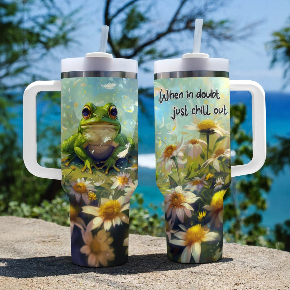 Shineful Tumbler Chill Out Frog