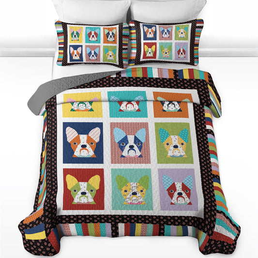 Shineful All Season Quilt 3-Piece Set Snuggly Companions