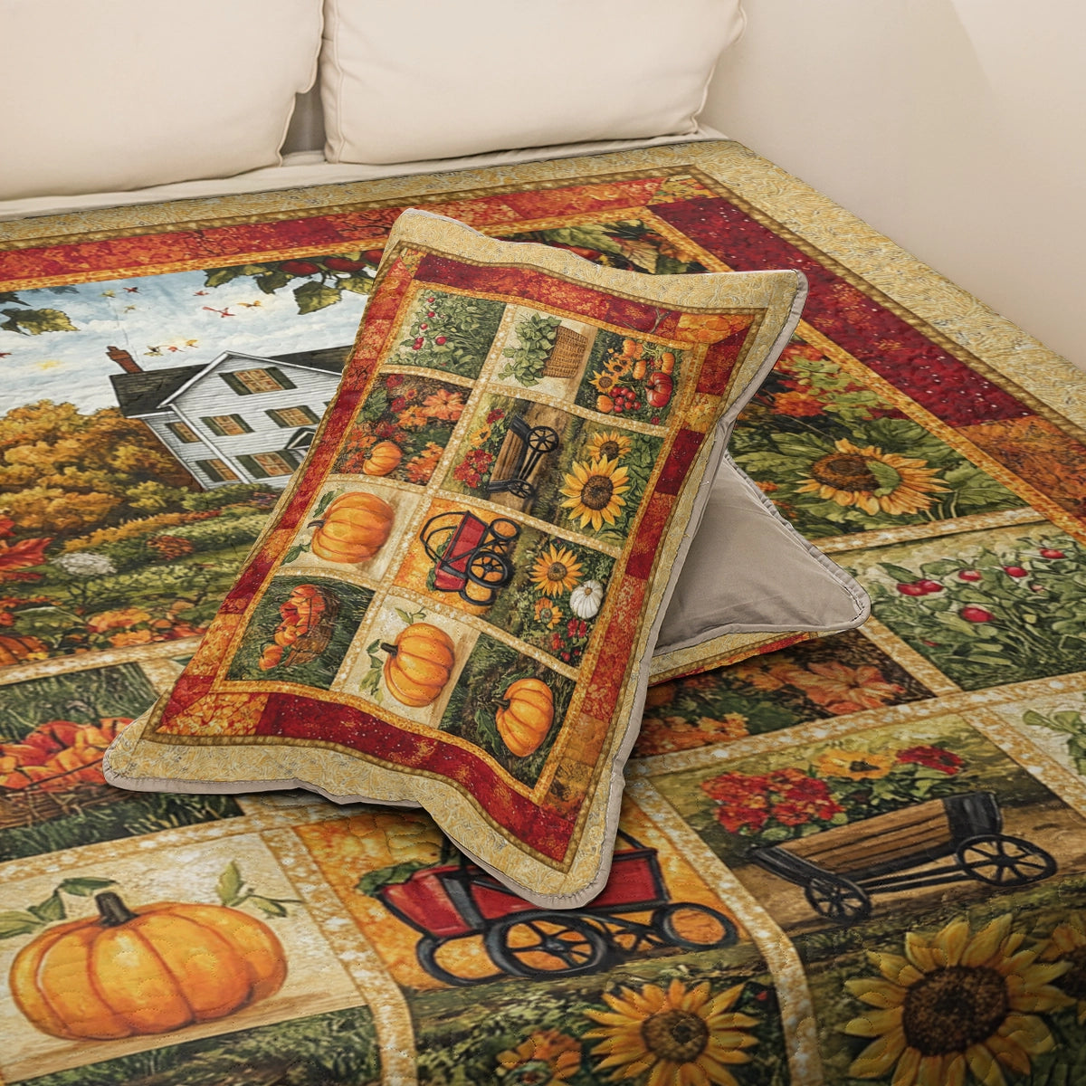 Shineful All Season Quilt 3-teiliges Set Autumn Beautiful