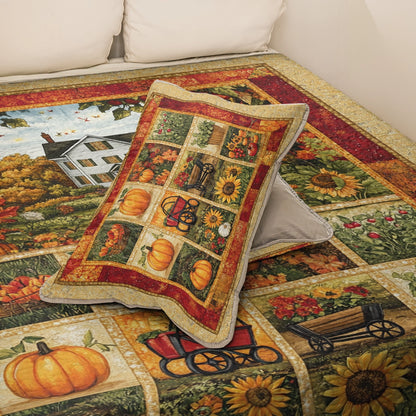 Shineful All Season Quilt 3-Piece Set Autumn Beautiful