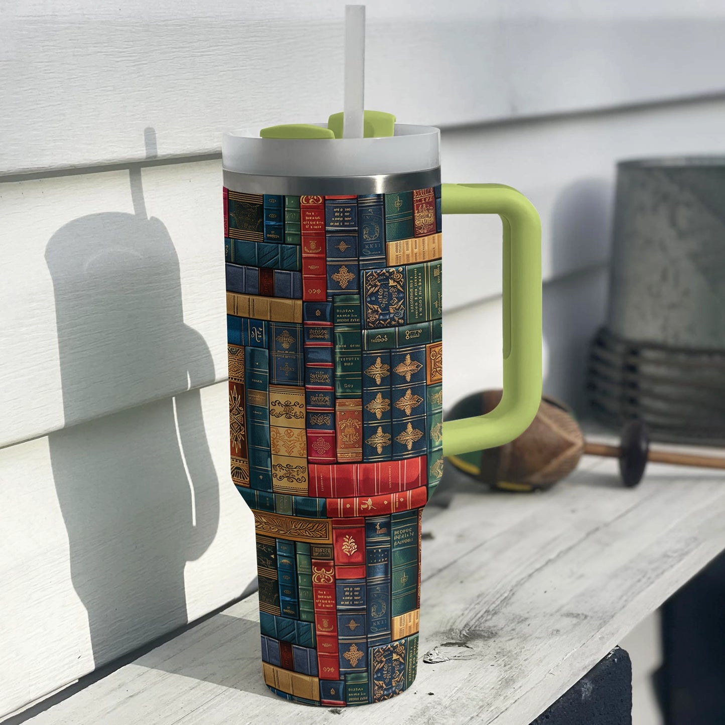 Shineful Tumbler Lesen Klassische Bibliothek