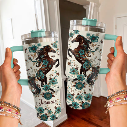 Shineful Tumbler Personalized Horse Equine Elegance