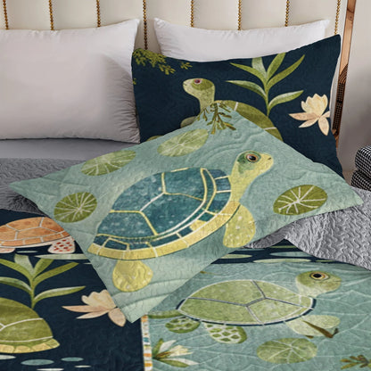 Shineful All Season Quilt 3-teiliges Set Turtle Harmony