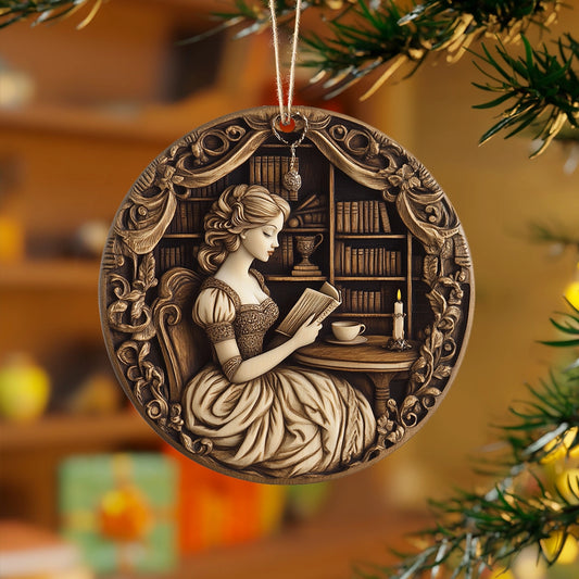 Shineful 2D Acrylic Ornament Literary Elegance