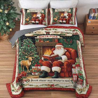 Shineful All Season Quilt 3-Piece Set Winter Wonderland Reader's