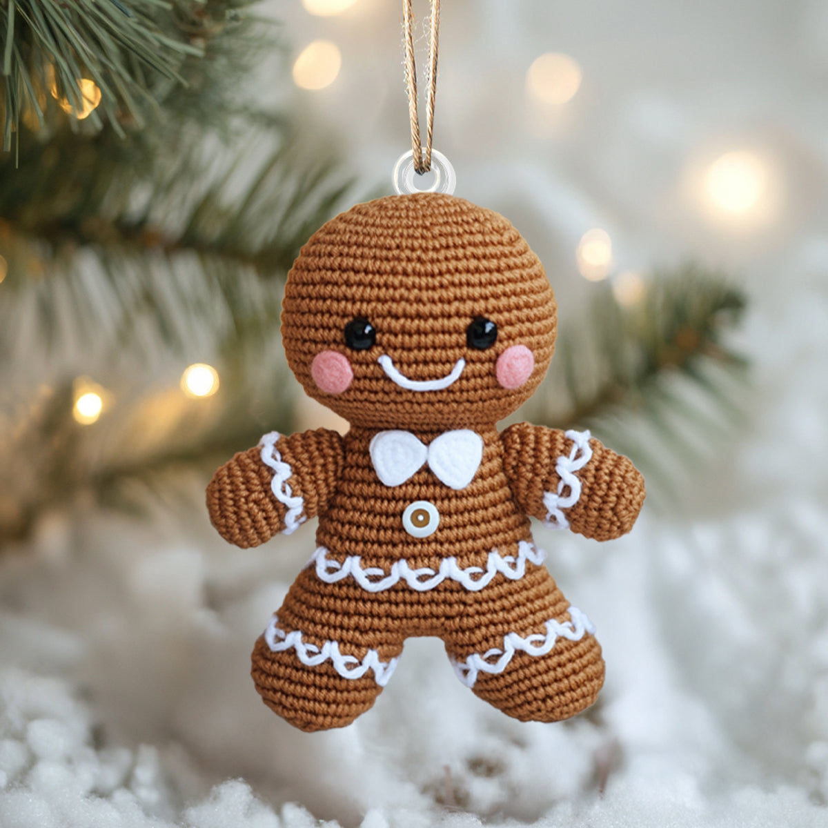 Shineful 2D Acrylic Ornament - Crochet Christmas Collection