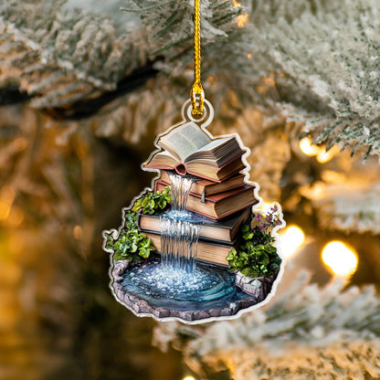 Shineful 2D Acrylic Ornament - Literary Waterfall