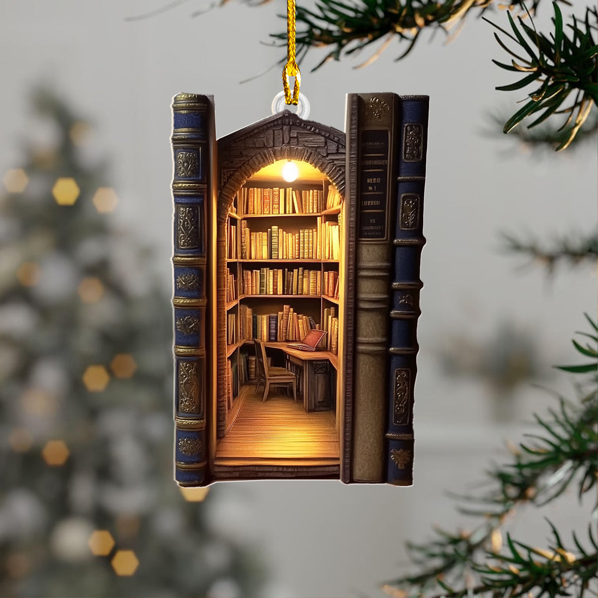 Shineful 2D Acrylic Ornament Book Nook