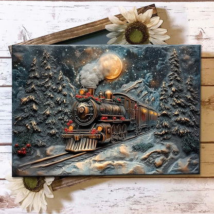 Shineful 2D Metal Sign Moonlit Holiday Express