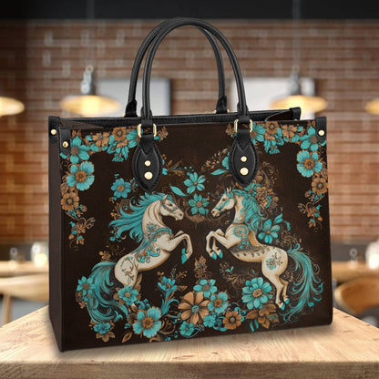 Shineful Leather Bag Mystic Horse Blossom