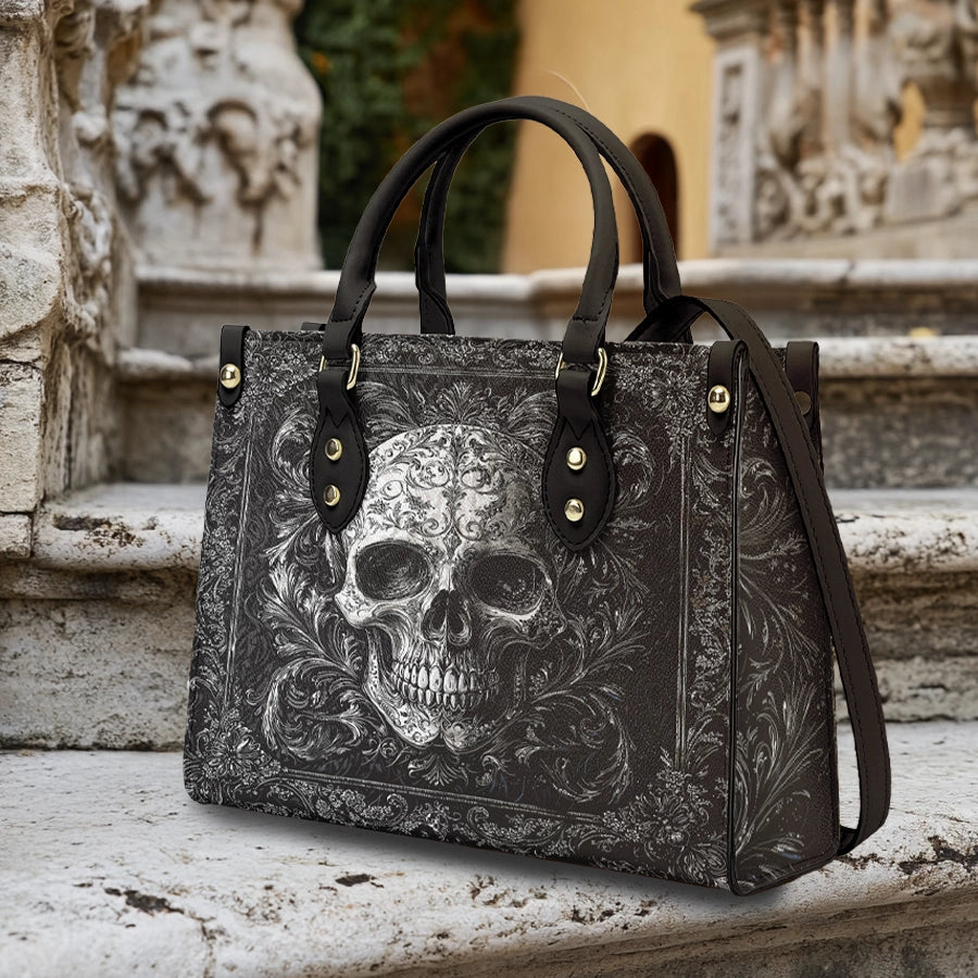 Shineful Leather Bag Mystic Shadows Skull