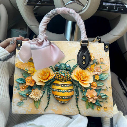 Shineful Leather Bag Bee Chic