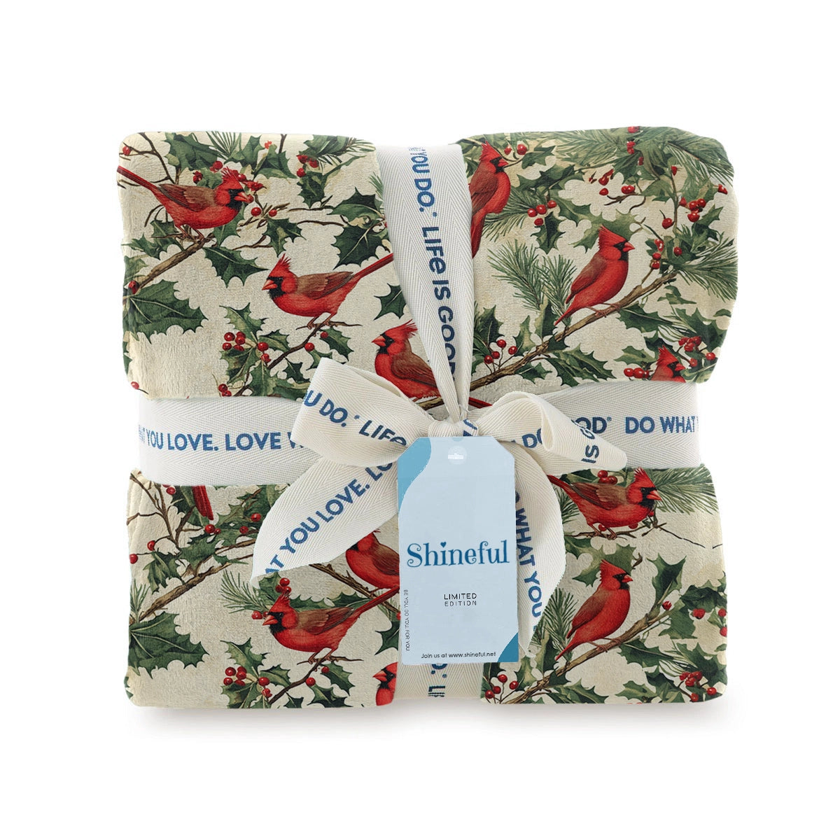 Shineful Fleece Blanket Cardinal Bliss