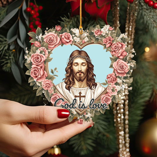 Shineful 2D Acrylic Ornament - God Is Love