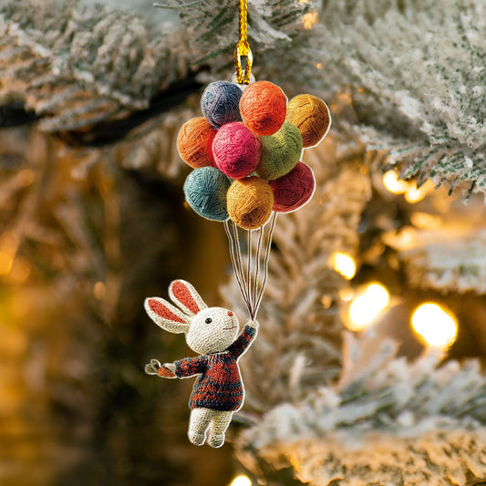 Shineful Acrylic Ornament Bunny Balloon