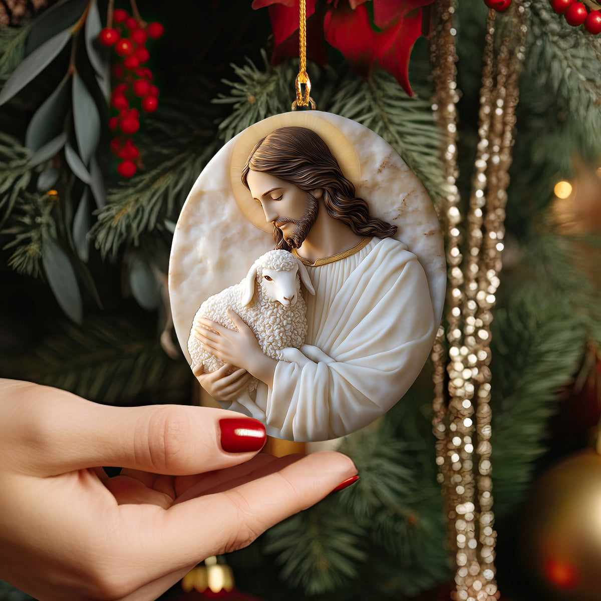 Shineful 2D Acrylic Ornament In God's Arms